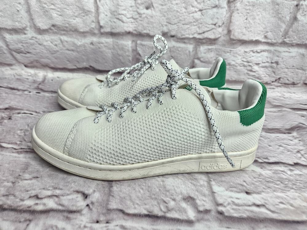 Adidas Stan Smith Primeknit S75351 Size 6 Women’s Sneakers Shoes White Green
